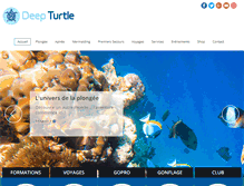 Tablet Screenshot of deep-turtle.ch